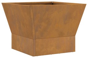 vidaXL Φωτιά Πίτ Τετράγωνη 40x40x30 εκ Φθαρμένο Ατσάλι