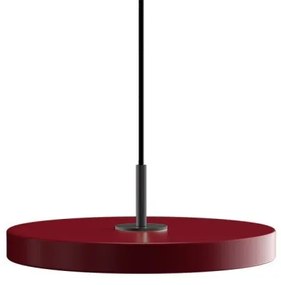 Κρεμαστό Φωτιστικό Οροφής LED 14W Φ31cm Μαύρο Φινίρισμα Asteria Umage-2210C4175-Κόκκινο 2210C4175