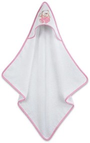 Κάπα κεντητή Bear 04 Rose 75x75