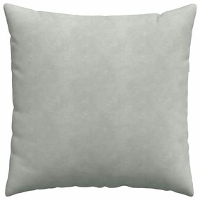 vidaXL Μαξιλάρι Καναπέ 2 pcs Ανοιχτό γκρι 60 x 60 cm