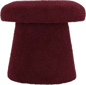 ΣΚΑΜΠΌ &amp; ΠΟΥΦ FOOTSTOOL MUSHROOM BURGUNDY AAK400130