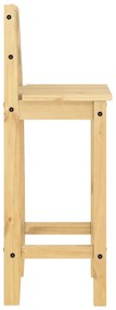 vidaXL Καρέκλες Μπαρ 2 τεμ. από Μασίφ Ξύλο Πεύκου