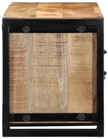 ντουλάπι τηλεόρασης vidaXL 100x30x35 cm Στερεό ακατέργαστο ξύλο Mango