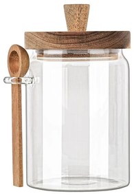 ESTIA ΔΟΧΕΙΟ ΑΠΟΘΗΚΕΥΣΗΣ ALLURE ΓΥΑΛΙΝΟ 850ml 9.7x12x17cm ΜΕ ΚΟΥΤΑΛΙ