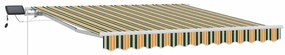 vidaXL Σκηνίτσα Αναδιπλούμενη with 300 x 250 εκ Πράσινο και κίτρινο