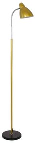Φωτιστικό Δαπέδου Versa 00833 1xE27 Με Μαρμάρινη Βάση Φ14,5cm 155cm Gold GloboStar