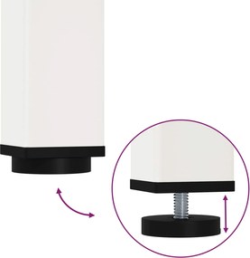 vidaXL Τραπεζαρία Λευκό 200 x 100 x 75 cm Στερεά ξυλεία πεύκου