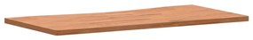 vidaXL Επιφάνεια Εργασίας 110x(50-55)x2,5 εκ. από Μασίφ Ξύλο Οξιάς