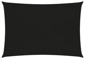 vidaXL Πανί Σκίασης Μαύρο 3 x 4,5 μ. από HDPE 160 γρ./μ²