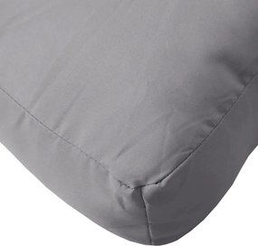 vidaXL Μαξιλάρι Παλέτας Γκρι 70 x 40 x 12 εκ. Υφασμάτινο