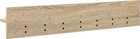 vidaXL Τοίχου Κρεμάστρα Δρύς Sonoma 100 x 10,5 x 18 εκ