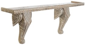 Ράφια DKD Home Decor Λευκό Φυσικό Ξύλο από Μάνγκο 78 x 15 x 28 cm
