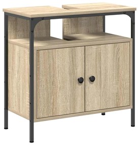 vidaXL Σετ Επίπλων Μπάνιου 3 pcs Δρύς Sonoma Επεξεργασμένο ξύλο