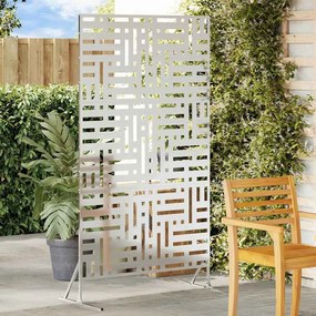 vidaXL Οθόνη Ιδιωτικότητας Γκρι 100 x 50 x 180 εκ. Ατσάλι