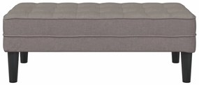 vidaXL Παγκάκι Ταμπά 113x57x39 εκ. Ύφασμα