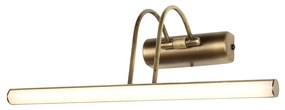 Απλίκα Τοίχου LED Step Dimmable Heronia Curve 01-0400 Gold Mat