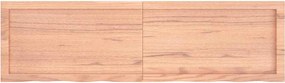 vidaXL Επιφ Τραπεζιού Αν Καφέ 140x40x(2-4)εκ. Επεξ. Μασίφ Ξύλο Δρυός