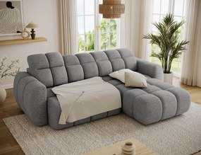 Γωνιακός καναπές Comfora-Γκρι Σκούρο-Δεξιά