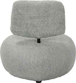 Πολυθρόνα Stonie μπουκλέ ύφασμα σε φυστικί απόχρωση 67x73x67εκ 67x73x67 εκ.