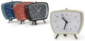 Ρολόι Ξυπνητήρι Μέταλλο/Πλαστικό 14.6x6.6x14.1cm Σε Διάφορα Χρώματα