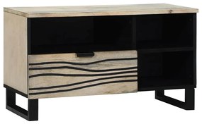 vidaXL Μονάδες TV με συρτάρι Λευκό 80 x 33 x 46 εκ Επεξεργασμένο ξύλο