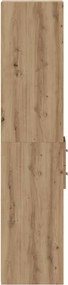vidaXL Βιβλιοθήκη Artisan Oak 30 x 42.4 x 185.2 εκ.