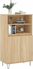 vidaXL Ντουλάπι Sonoma Δρυς 60 x 36 x 110 εκ. από Επεξεργασμένο Ξύλο