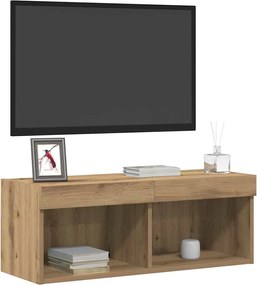 vidaXL Σετ επίπλου τηλεόρασης 80 x 30 x 30 εκ artisan δρυς
