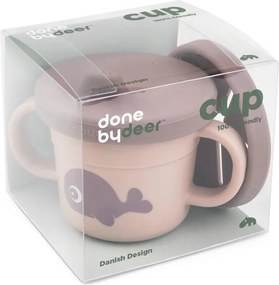 Παιδικό Ποτήρι Done By Deer Με Λάβες+Στόμιο Wally Powder