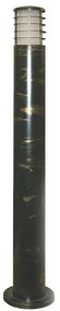 Adeleq Κολώνα Αλουμινίου Με Σκίαστρο Φ90mm H100cm Ντουί Ε27 Πατίνα 9-7113379