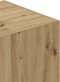 vidaXL Ντουλάπα Τεχνίτης Δρυς 90x52x200 εκ Επεξεργασμένο Ξύλο