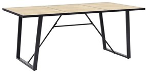 vidaXL Τραπεζαρία Χρώμα Δρυός 200 x 100 x 75 εκ. από MDF