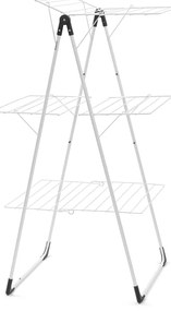 Brabantia 90300184 Πτυσσόμενη Απλώστρα Δαπέδου Μεταλλική 23m , White