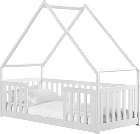 BEAT 90x200 λευκό μονό παιδικό σπίτι LN7174