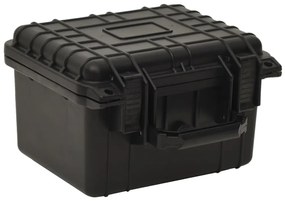 vidaXL Θήκη Πτήσης Φορητή Μαύρη 27 x 25 x 18 εκ. από Πολυπροπυλένιο