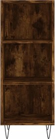 vidaXL Ντουλάπι Καπνιστή δρυς 34,5x34x180 εκ. από Επεξεργασμένο Ξύλο