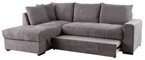 BILL ΚΑΝΑΠΕΣ ΚΡΕΒΑΤΙ ΓΩΝΙΑ ΑΡΙΣΤΕΡΗ STONE 241x173x94 - 70-0414