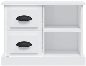 vidaXL Κομοδίνο Λευκό 60 x 35,5 x 45 εκ.