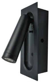 Φωτιστικό Τοίχου - Απλίκα Led SF701LEDB 3W 3200K 190lm Black Aca Decor Metal