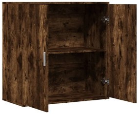 Βοηθητικό Ντουλάπι Καπνιστή Δρυς 79x38x80εκ. Επεξεργασμένο Ξύλο - Καφέ