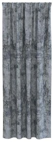vidaXL Κουρτίνα με κουρτίνες 2 pcs Ασημί γκρι 260 x 140 εκ. Βελούδο