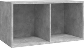 vidaXL Έπιπλο Δίσκων Βινυλίου Γκρι Σκυρ. 71x34x36 εκ. Επεξεργ. Ξύλο