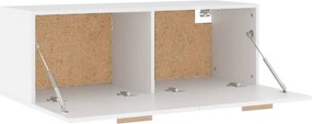 vidaXL Ντουλάπι Τοίχου άσπρο100x36,5x35 εκ. από Επεξεργασμένο Ξύλο