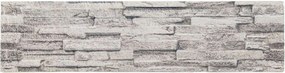 vidaXL Πάνελ τοίχου 10 pcs Ανοιχτό γκρι 100 x 25 cm Αφρός EPS