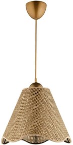 Φωτιστικό Οροφής 433NUV1152 Φ32x70cm 1xE27 40W Beige Opviq