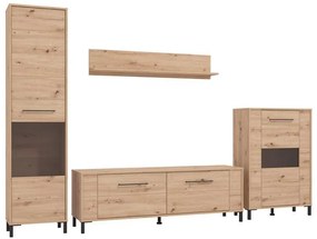 Σύνθετο σαλονιού DURHAM AH σε Artisan Oak 299x40x193εκ. 299x40x193 εκ.
