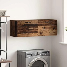vidaXL Ντουλάπα Τοίχου Επιτοίχιο Παλιό ξύλο 100 x 36.5 x 35 cm