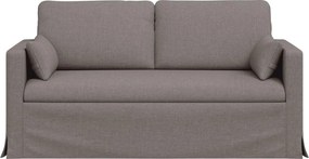 vidaXL Καναπές Taupe 158 x 78 x 80 εκ ύφασμα