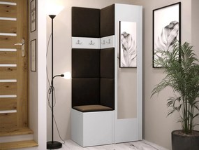 Έπιπλο υποδοχής Orion XXV-Λευκό - Καφέ