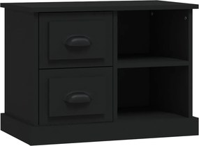 vidaXL Κομοδίνο Μαύρο 60 x 35,5 x 45 εκ.